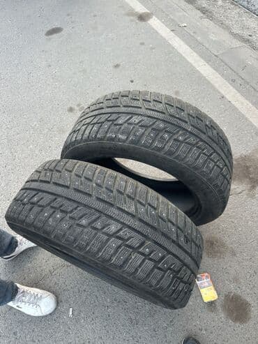 шины на х5: Шины кунфо зимние с шипами 
Б/у
235/50 18 
На чанган х5+ подходят — 3