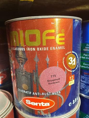 Эмаль антикоррозионная Senta MIOFE (Micaceous Iron Oxide Enamel) -