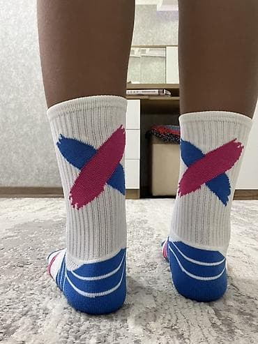 баскетбольные носки: Спортивные носки трусоксы очень красивой расцветки достаточно тонкие — 4