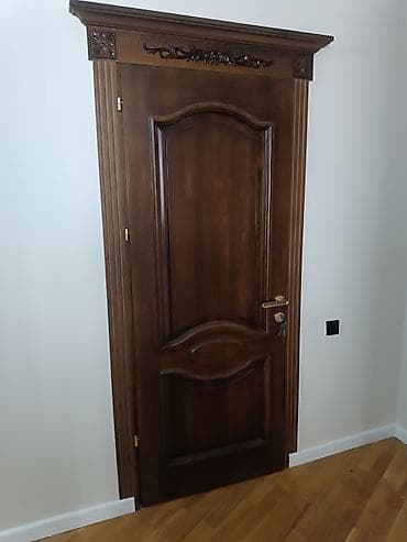 продам лес: Двери для домов и квартир, Деревянная, Одностворчатая, Арочная, цвет - Коричневый — 2