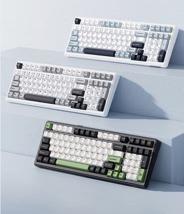 raspberry pi 4: Клавиатура, Механикалык, Bluetooth, Зымдуу туташтыруу, Өлчөмү: 100% — 1