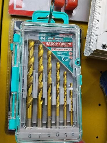 Набор сверл с титановым покрытием Maxx Tools (6 шт.) в пластиковом — 1