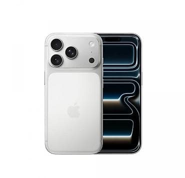 IPhone 17 Pro, Б/у, 256 ГБ, Серебристый, Кабель, 100 % — 2