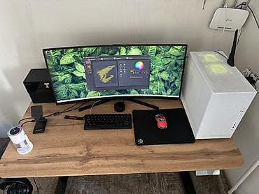 hyperx cloud core: Компьютер, ОЗУ 32 ГБ, Для работы, учебы, Б/у, AMD Ryzen 5, NVIDIA GeForce RTX 5060, HDD + SSD — 3