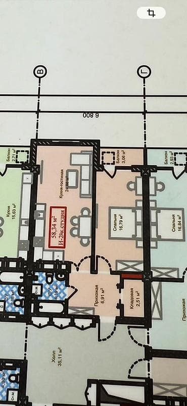 Новостройки от застройщика: Строится, Студия, 58 м² — 2