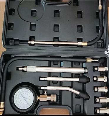 Профессиональный бензиновый компрессометр. 5 переходников для