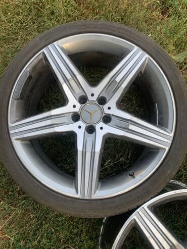 зимние шины на ниву 21214: Литые Диски R 20 AMG, Комплект, отверстий - 5, Б/у — 3