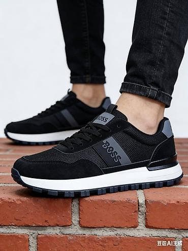 Кроссовки и спортивная обувь: Мужские кроссовки, 40, 41, 42, Boss, Новый, цвет - Черный — 1