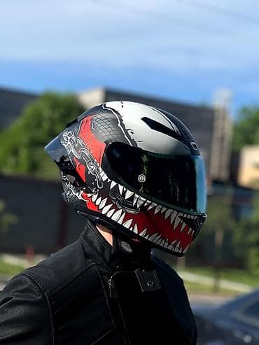 маска раптора: Шлем AGV Pista Веном Venom реплика Высокого Качества! Высокий — 3