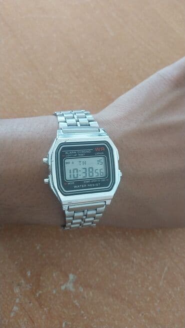 Классические часы часы, Casio, Китай, Водонепроницаемые, Секундомер, Таймер, Унисекс, Б/у