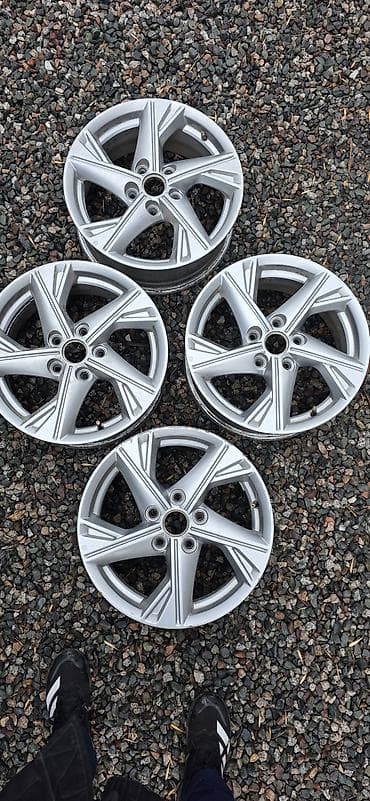 литые диски матиз: Литые Диски R 16 Hyundai, Комплект, отверстий - 5, Б/у — 1