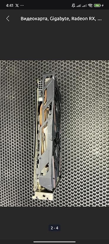 am 4: Видеокарта, Б/у, Gigabyte, Radeon RX, 8 ГБ, Для ПК — 4