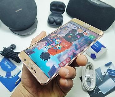 tab a9: Samsung Galaxy Note 5, Б/у, 128 ГБ, цвет - Золотой, 1 SIM, eSIM — 5