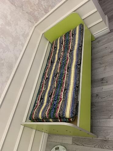 sofa bed: Односпальная кровать с матрасом. - Компактный размер, подходит для — 1