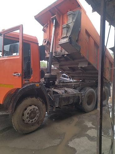 газона косылка: КАМАЗ самосвал, 6x4, оранжевый - Кузов-самосвал с задней разгрузкой — 5