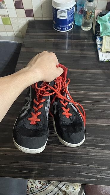 ecco 42: Мужские кроссовки, 42, Asics, Б/у, цвет - Черный, Самовывоз — 6