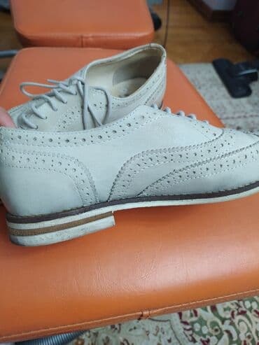 боти: Мужские туфли, 37, Б/у, цвет - Бежевый, Самовывоз — 3