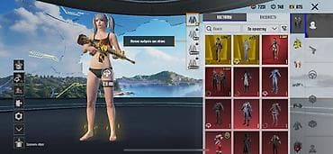 Игровой аккаунт Pubg Mobile с богатой коллекцией косметики и