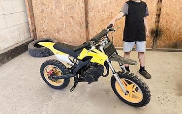 Мототехника: Продаю 2 тактный детский питбайк в хорошем состоянии от 6 лет до 10 — 1