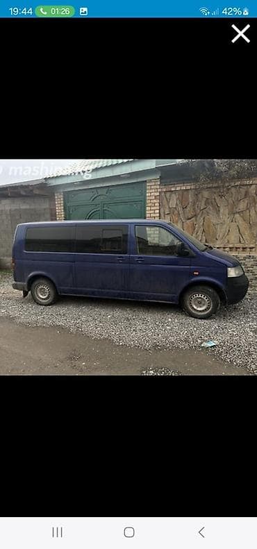 т4 t4: Volkswagen Transporter: 2004 г., 2.5 л, Ручные, Дизель, Фургон — 4