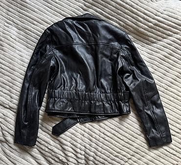 Женская одежда: Кожаная куртка, Косуха, Экокожа, S — 2
