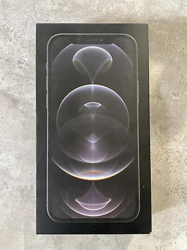 чехол на х: IPhone 12 Pro, Б/у, 128 ГБ, Графит, Коробка, 75 % — 1
