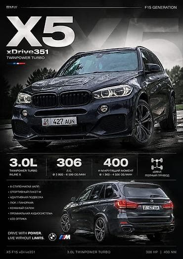 бортовой копютер: BMW X5: 2017 г., 3 л, Автомат, Бензин — 1