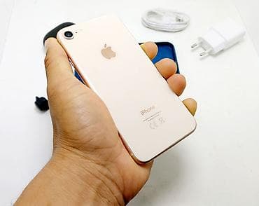 iphone 70: IPhone 8, Б/у, 64 ГБ, Золотой, Наушники, Зарядное устройство, Защитное стекло, 100 % — 4
