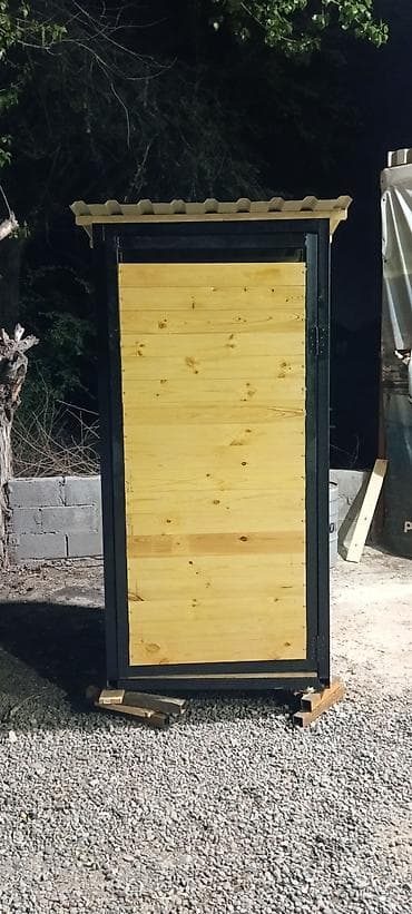 охрана будка: Туалетная кабинка, будка, Материал: Дерево — 4