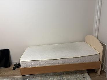 керебет бир кишилик: Бир кишилик керебет, Матрасы бар, узуну - 200 см — 3