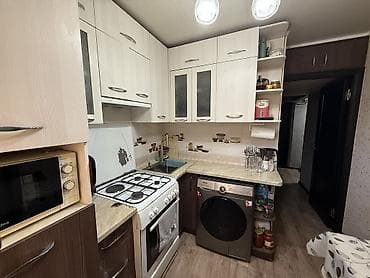 osh flat: 2 комнаты, 44 м², Кок-Жар мкр 104 серия, 2 этаж — 2