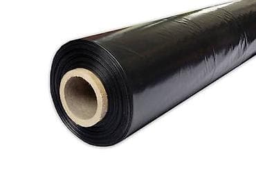 Полиэтиленовый рулон Черный 1,5 м. 2 м толщина 100 Белый 1,5м 2м