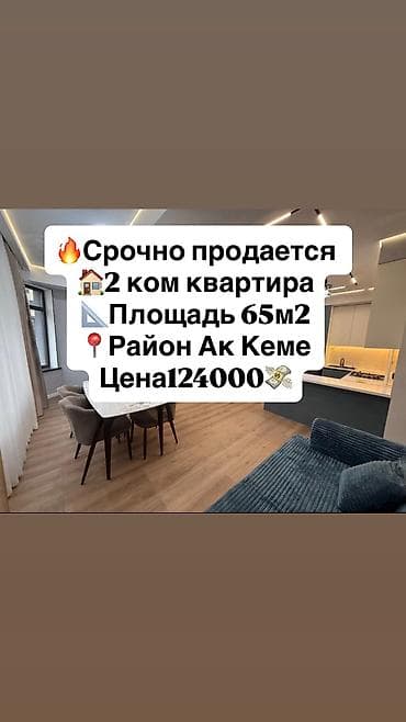 mega hous: 2 комнаты, 66 м², Элитка, 6 этаж, Дизайнерский ремонт — 1