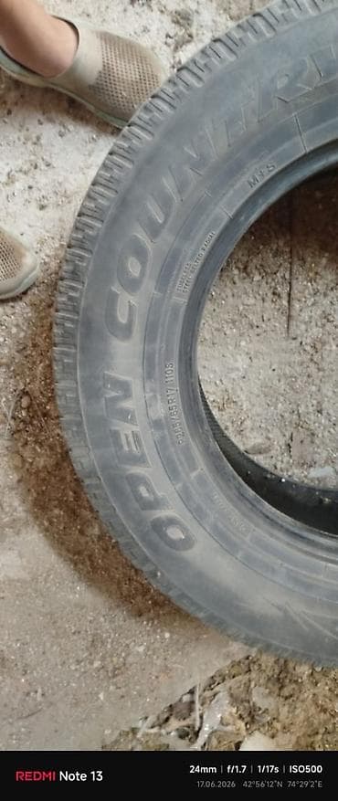 тойа: Шины 265 / 65 / R 17, Всесезонная, Б/у, Внедорожные (АТ/МТ), США, Toyo — 2