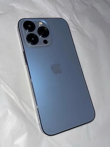 IPhone 13 Pro, Б/у, 256 ГБ, Sierra Blue, Зарядное устройство, Чехол, 100 %