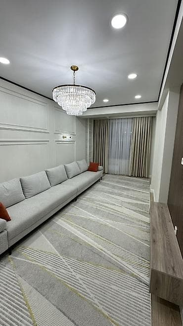 шлагбаум кв: 2 комнаты, 59 м², Элитка, 11 этаж, Дизайнерский ремонт — 2