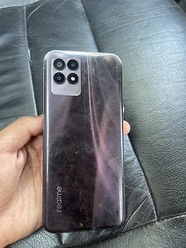 mchose a5: Realme 8i, Б/у, 128 ГБ, цвет - Черный, 1 SIM, 2 SIM, eSIM — 4