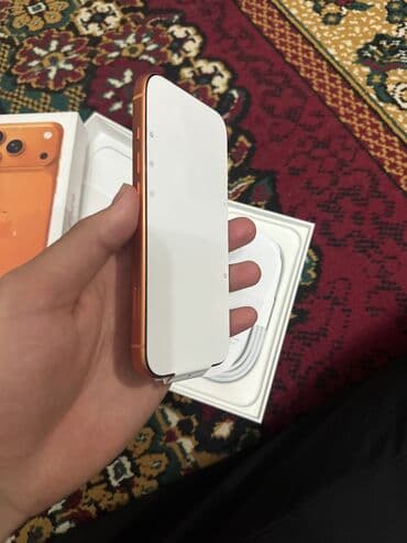 iphone ноутбук: IPhone 17 Pro, Б/у, 256 ГБ, Оранжевый, Зарядное устройство, Защитное стекло, Чехол, 100 % — 4
