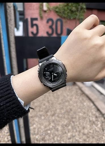 пш метр: Спорттук сааттар саат, Casio (G-Shock), Таймер жана секунда өлчөгүч, Суу өткөрбөөчү, Асыл нуска, Эркектердики, Жаңы — 3