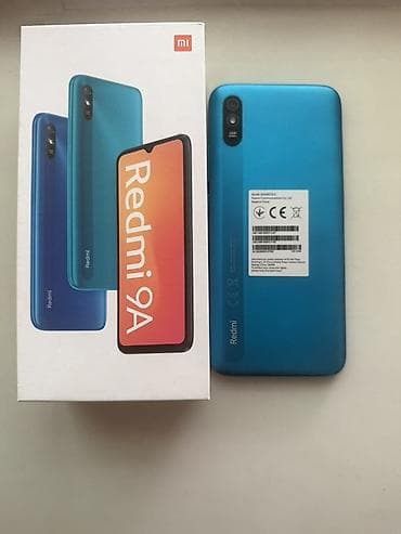 камера для фото: Redmi, Redmi 9A, Б/у, 32 ГБ, цвет - Синий, 2 SIM — 1