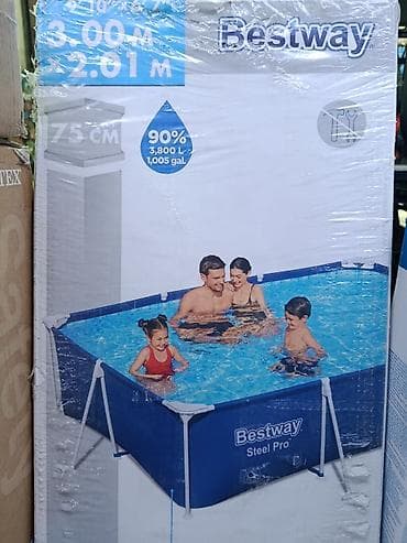 Бассейн каркасный Bestway Steel Pro - Форма: прямоугольный - Размеры