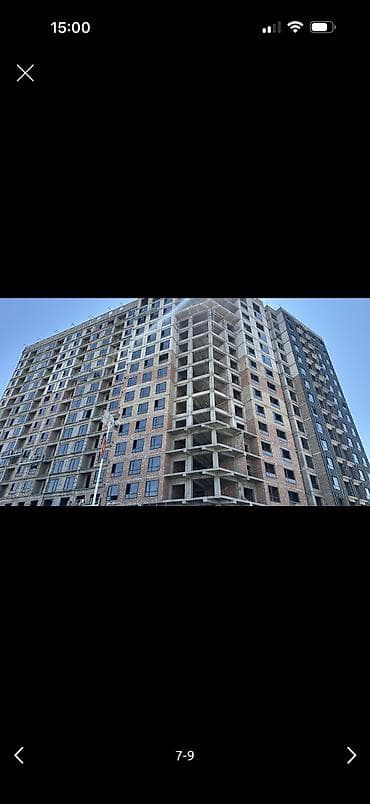 фаворит строй: 2 комнаты, 77 м², Асанбай мкр Элитка, 3 этаж, ПСО (под самоотделку) — 3