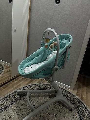 Детская мебель: Детский шезлонг, Другой вид, Другой материал, цвет - Голубой — 1