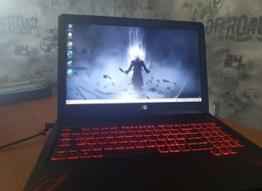 купить игровой ноутбук в рассрочку: Ноутбук, Asus, 8 ГБ ОЗУ, Intel Core i7, 15.6 ", Б/у, Игровой, память HDD + SSD — 1