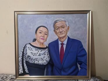 рисую портреты людей: Портреты цветные на холсте живопись в подарок к юбилею родным друзьям — 9