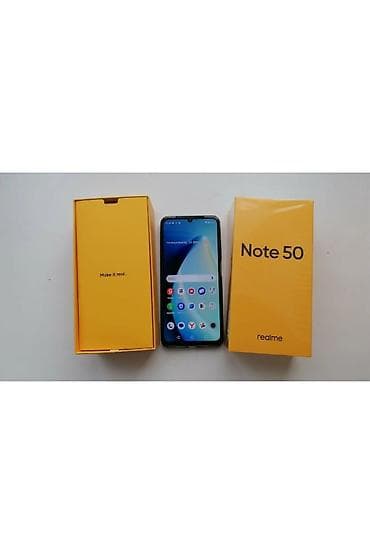 телефон техно: Realme Note 50, Новый, 64 ГБ, цвет - Черный — 1