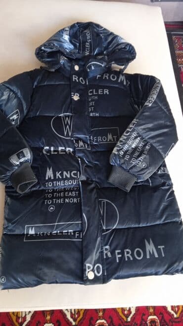 зимняя куртка на девочку: Куртки на девочку оранжевая на 7-8 лет лёгкая тёмно-синий на 9-10 лет — 3