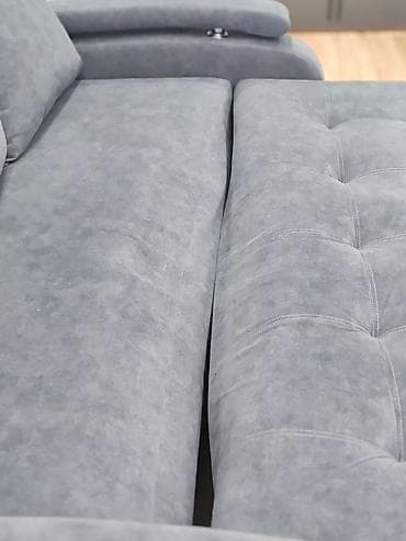 fabric case: Прямой диван, Б/у — 8