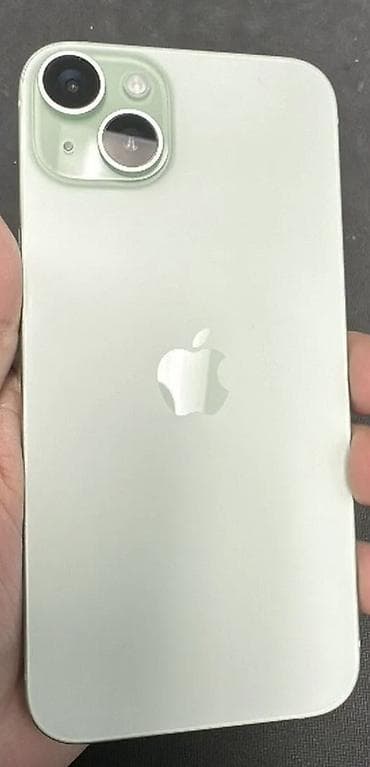 чехлы для айфона: IPhone 15, Новый, 128 ГБ, Зеленый, Защитное стекло, Чехол, 89 % — 1