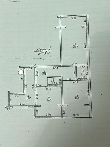 недвижимости: 2 комнаты, 77 м², 1 этаж — 6